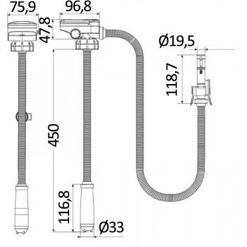 Pompa per travaso liquidi a batteria